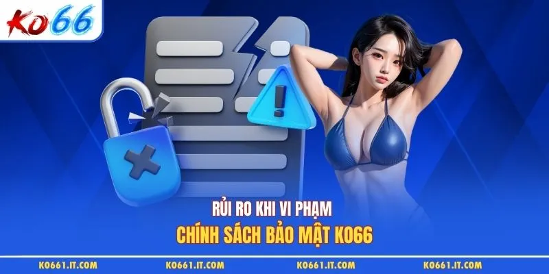 Rủi ro khi vi phạm chính sách bảo mật KO66
