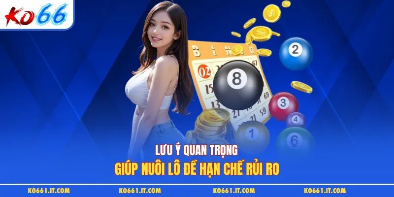 Lưu ý quan trọng giúp nuôi lô đề hạn chế rủi ro